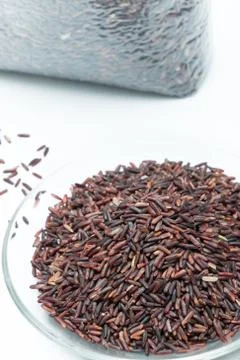 Riceberry rice Stock Photos