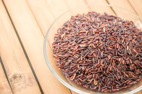 Riceberry rice Stock Photos