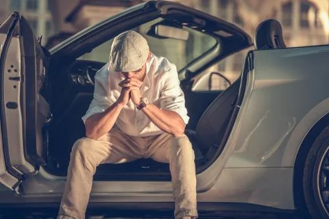 Rich and Successful Problem.  Foto stock
