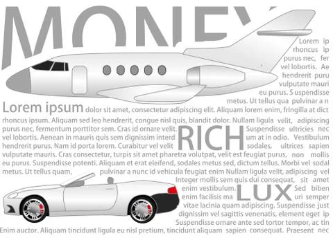 Rich background Stock Illustration