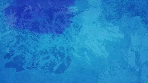 Rich blue grunge paint texture background with layered brush marks distressed Stock Footage 344577325