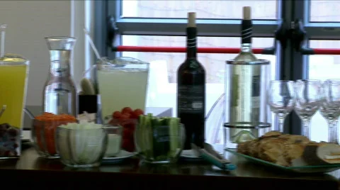 Rich Buffet 2 Stock Footage 706720