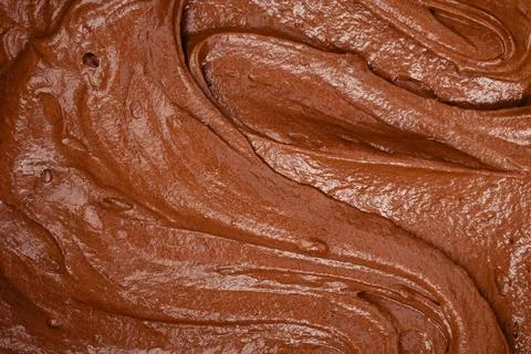 Rich Chocolate Batter Texture Stock Photos