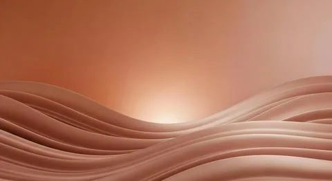 Rich chocolate waves background, smooth and creamy texture for dessert or l.. Stock Illustration