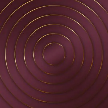 Rich circle background Illustrazione stock