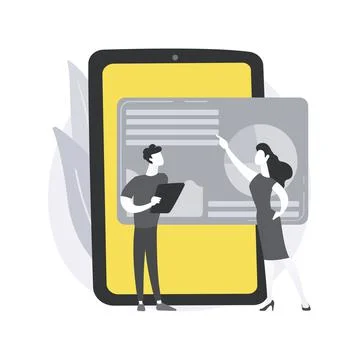 Rich Internet applications abstract concept vector illustration. Stock Illustration