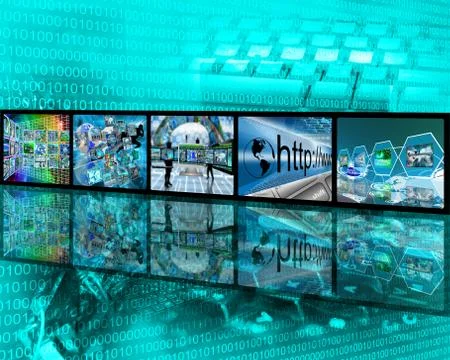 Rich internet Illustrazione stock