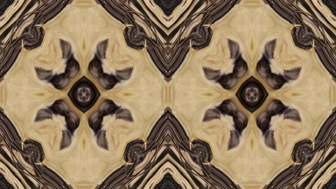 Rich kaleidoscope pattern, seamless loop Stock Footage 91402484