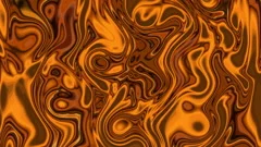 Hypnotic Steam Background. Orange Liquid, Stock Video