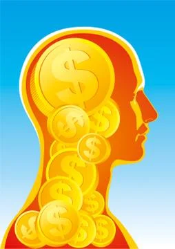 Rich man Stock Illustration