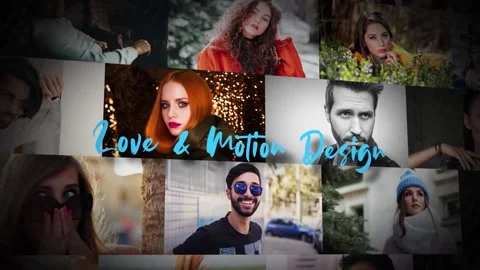 Rich Mosaic Photo Slideshow Stock After Effects