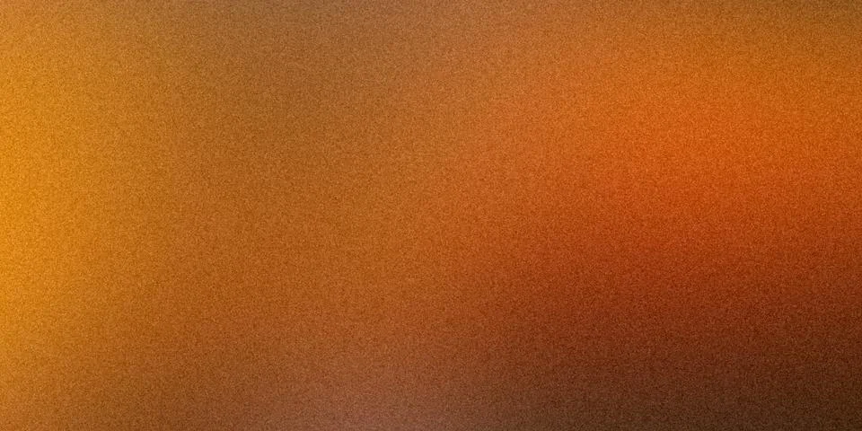Rich orange gradient background with multi-colored highlights, rough textur.. Foto stock
