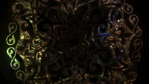 Rich Ornament Stock Footage 340230966