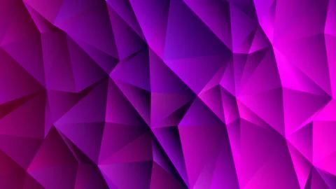 Rich Purple Triangle Low Poly Backdrop Design Stock Illustration