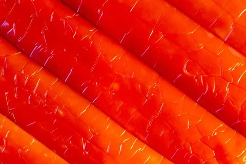 A rich red pepper texture background with striking lines and natural detail Stock Photos