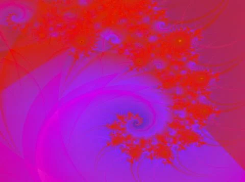 Rich red-purple abstract pattern of lines and swirls, background, design Stock Illustration