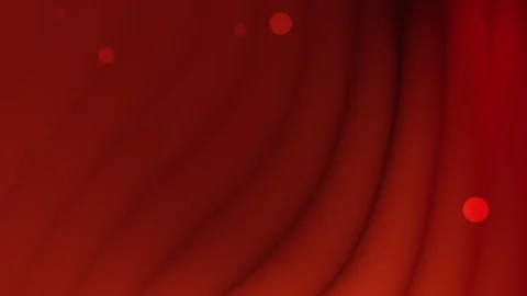 Rich red waves ripple softly against a warm gradient Stock Footage 332462557