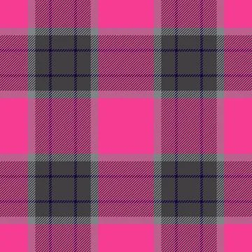 Rich textile texture pattern, motif check plaid seamless. Merry fabric vect.. Stock Illustration