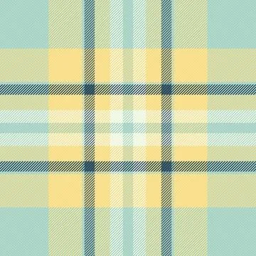 Rich texture vector pattern, multicolored seamless background tartan. 50s f.. Stock Illustration