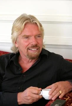 Richard Branson portrait Stock Photos