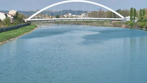 Richard Meier bridge Stock Footage 238502644