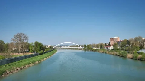 Richard Meier bridge Stock Footage 238502904