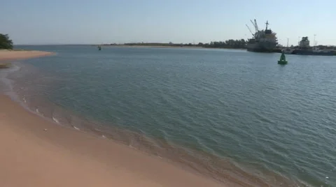 Richards Bay Harbor / harbour Stock Footage 11524311