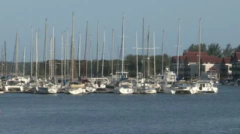 Richards Bays marina Stock Footage 11523882