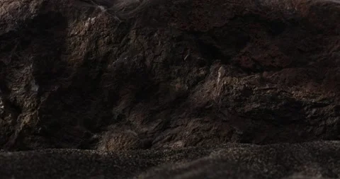 Richly Colored Multitextured Rock Surface. Stock Footage 287876194