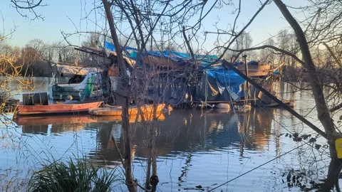 Richmond high Tide 库存影片 263811475
