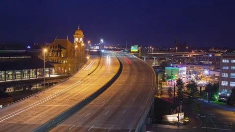 Richmond VA Interstate Traffic Stock Video Pond5