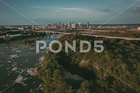 Richmond Virginia Aerial Stock Photos