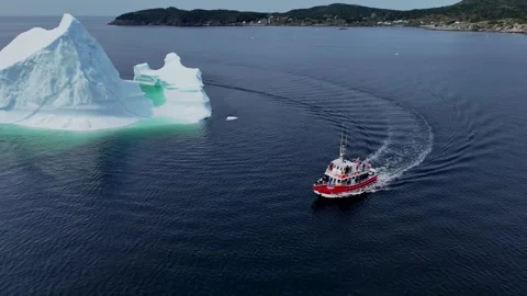 Rick austin kettle cove iceberg 20250610 02a Stock Footage 311871069