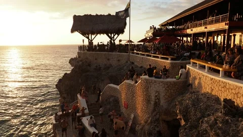 Rick's Cafe in Negril, Jamaica Stock-Footage 139010751
