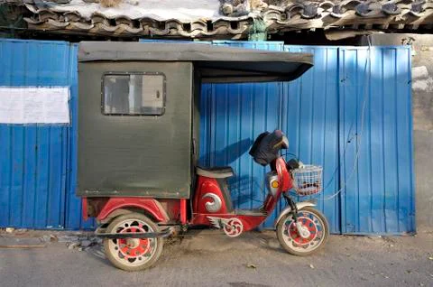 Ricksha in Beijing Stock Photos