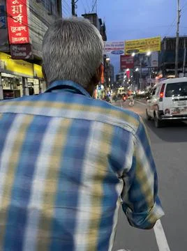 Rickshaw puller Stock Photos