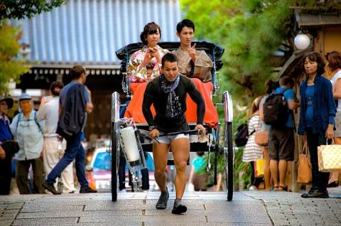 Rickshaw Ride. Stock Photos