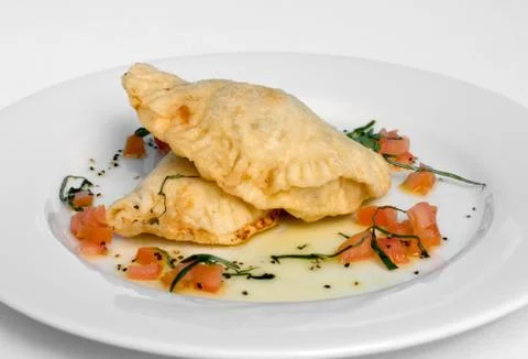 Ricotta Calzone Stock Photos