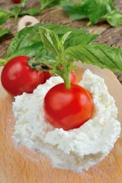 Ricotta cheese Stock Photos