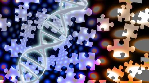 The Riddle of DNA Stock Illustration