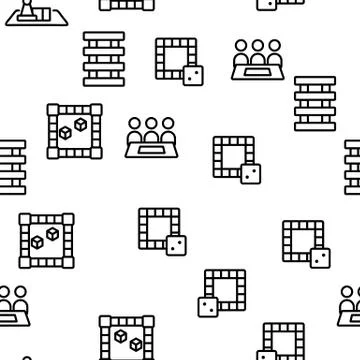 Riddle Play Equipment Vector Seamless Pattern Stock Illustration