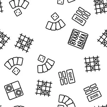 Riddle Play Equipment Vector Seamless Pattern Stock Illustration