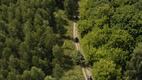Ride on ATVs in open shelves Stock Footage 202886422