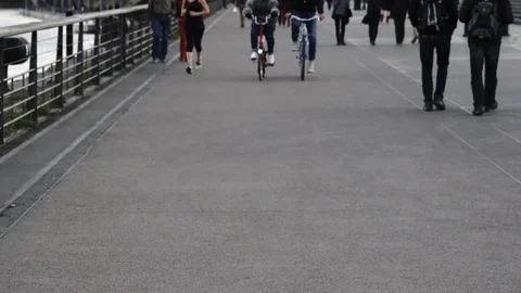 Ride on bike Stock Footage 84654067