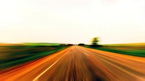 Ride on a car. fast abstract background. Stock Footage 120324034