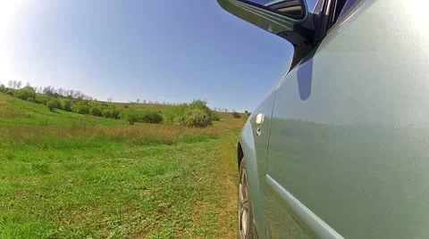 Ride on a car Stock Footage 10904173