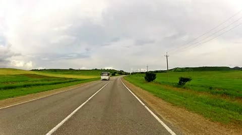 Ride on a car Stock Footage 11137007