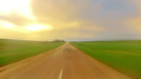 Ride on a car Stock Footage 11137010