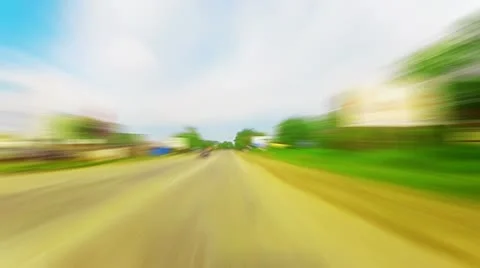 Ride on a car Stock Footage 12114214