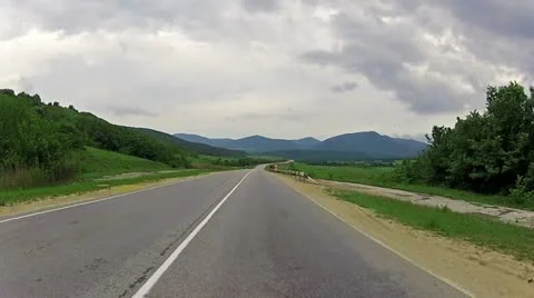 Ride on a car Video stock 12338728